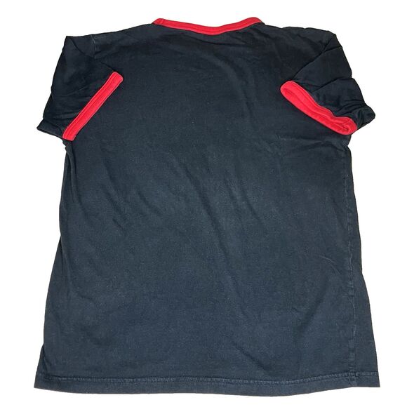 Evel Knievel Days T Shirt 2009 RARE Ringer Black L Men Biker Stunt Cycle MT - Picture 10 of 12